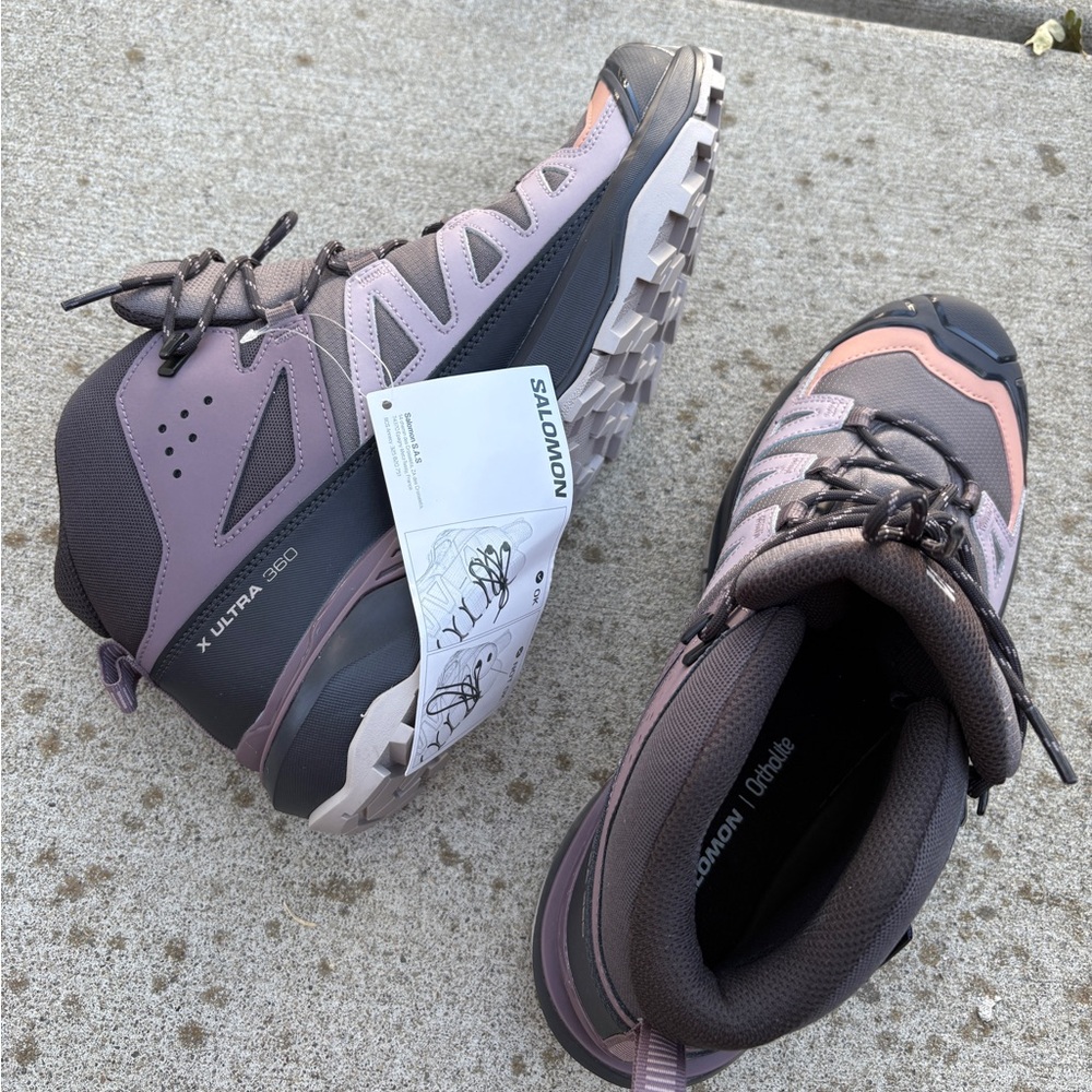 Salomon Women's X Ultra 360 Mid CSWP W Hiking Boots Size 10.5 - Picture 6 of 14